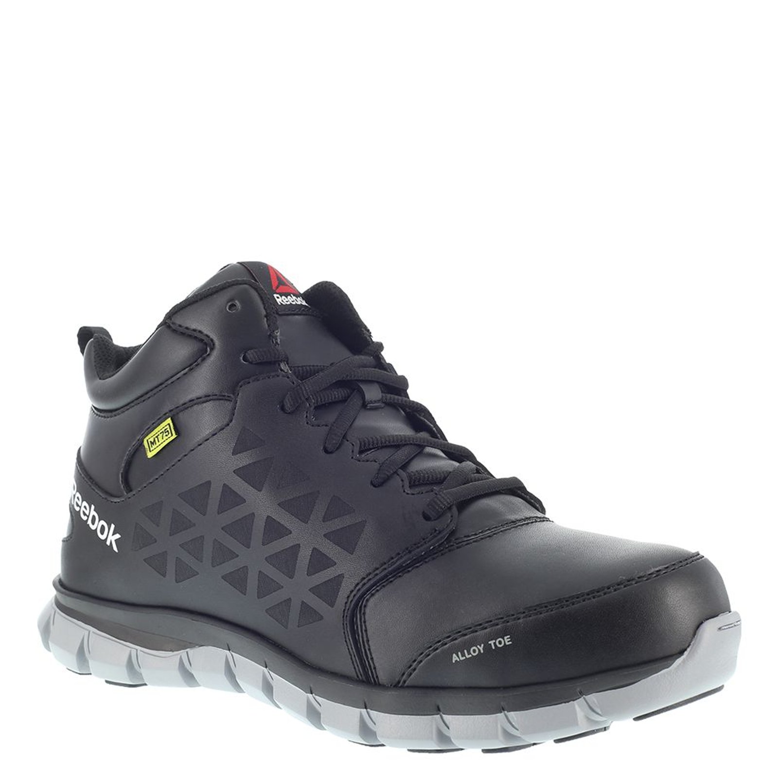 Reebok Work Sublite Cushion Work Alloy Toe Men's Black Oxford .