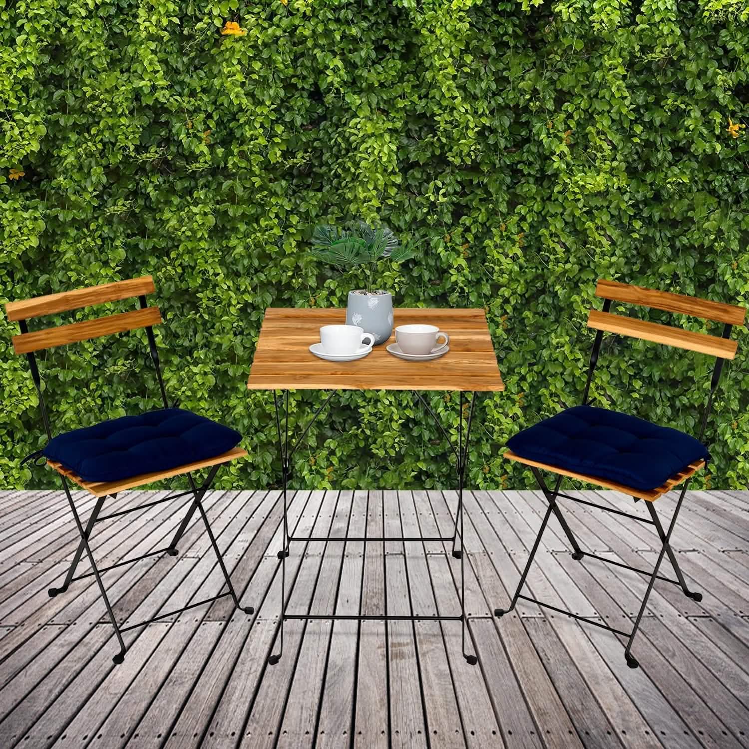 -Piece: Patio Dining Table Chairs Set