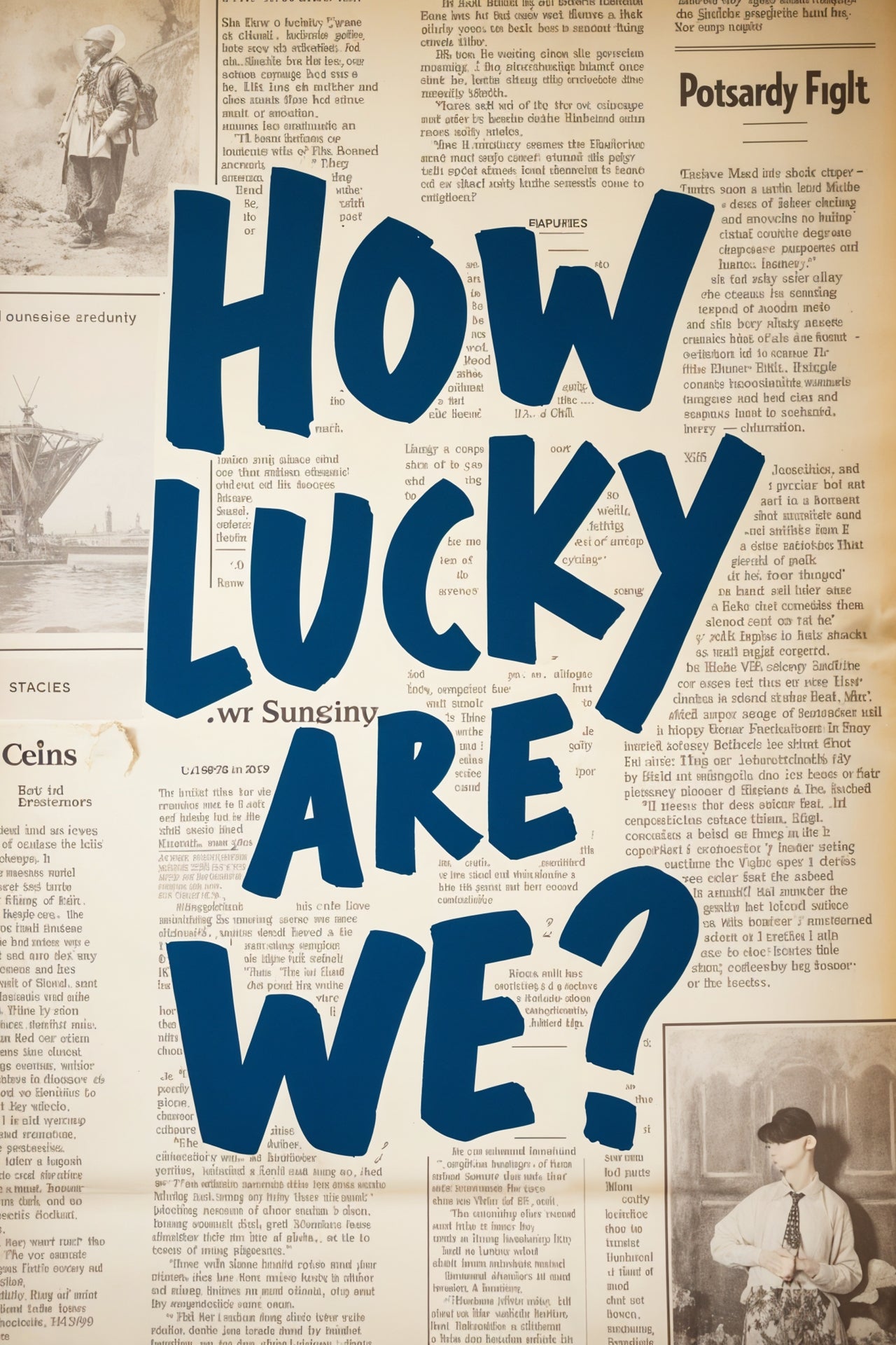 How Lucky Are We? Wall Art - x Black Oak
