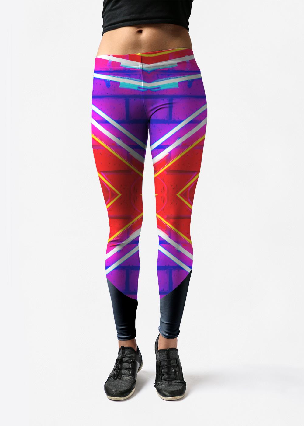 Leggings - Pop Art Neon Wall