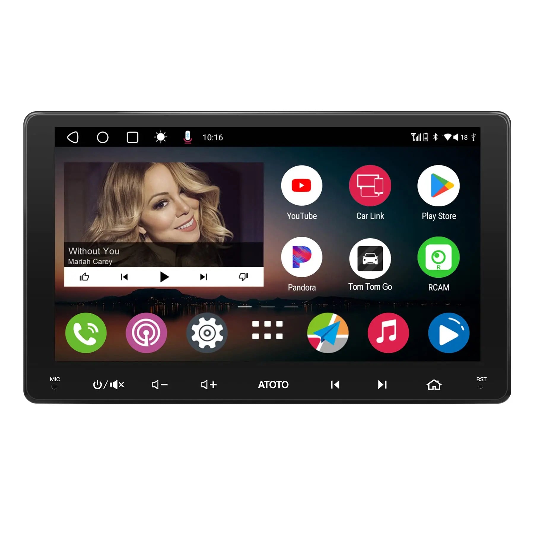 [] ATOTO A PF Android Car Stereo, Double-DIN Radio, Wireless CarPlay & Wireless Android Auto, Mirror Link, GPS Tracking，in-Dash Navigation