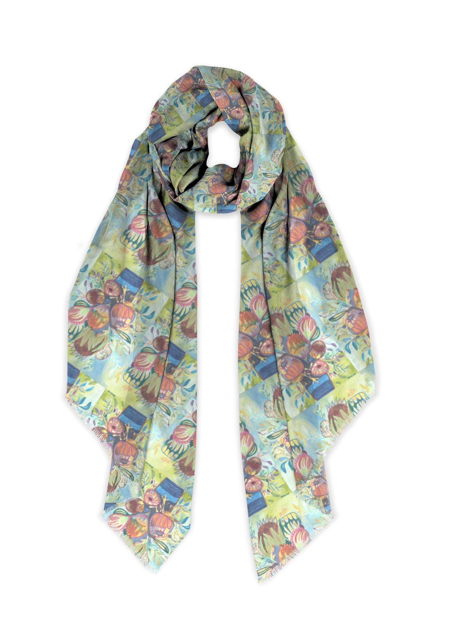 Modal Scarf - Vase Of Flowers