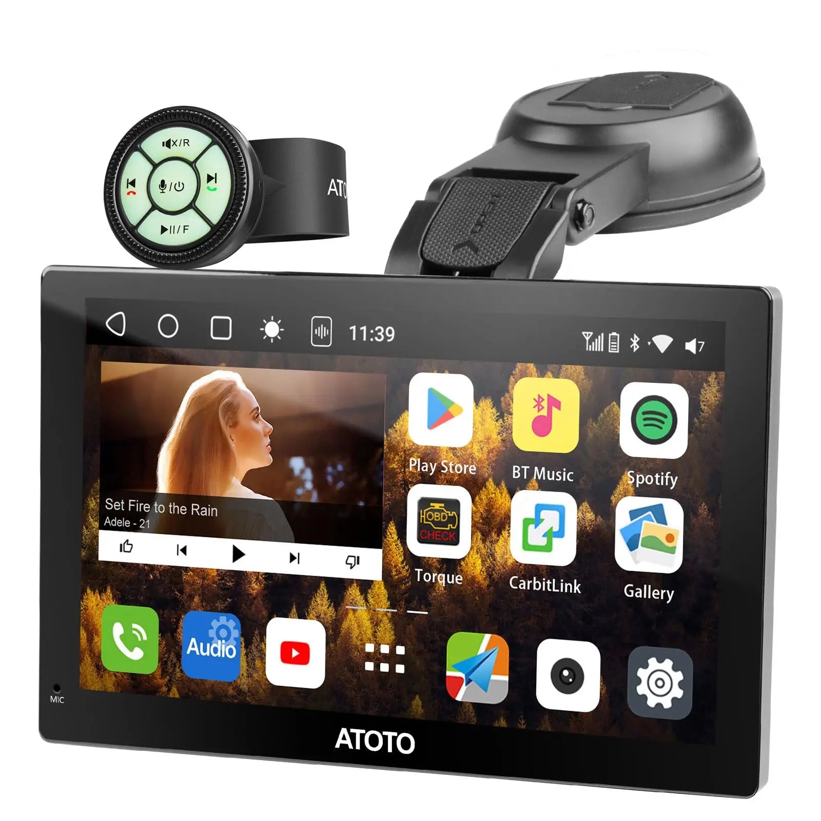 ATOTO " GPS Per Auto QLED, Bluetooth Doppio, +GB, CarPlay e Android Auto Wireless, Mirror Link, Tracciamento GPS, WiFi, B, Porta HDMI