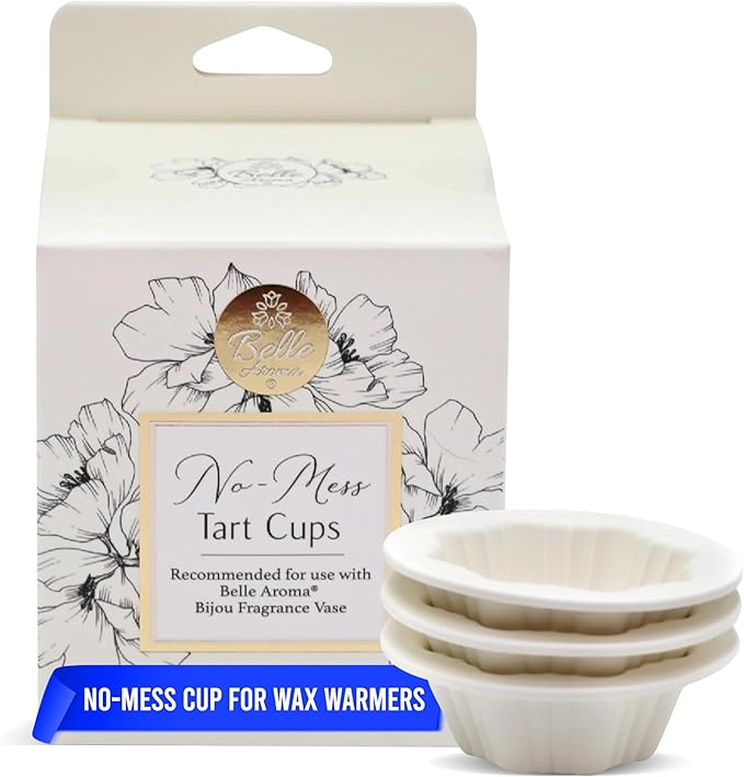Bijou Fragrance Vase No-Mess Cup for ScenTrio Petite - Box of , Light Cream