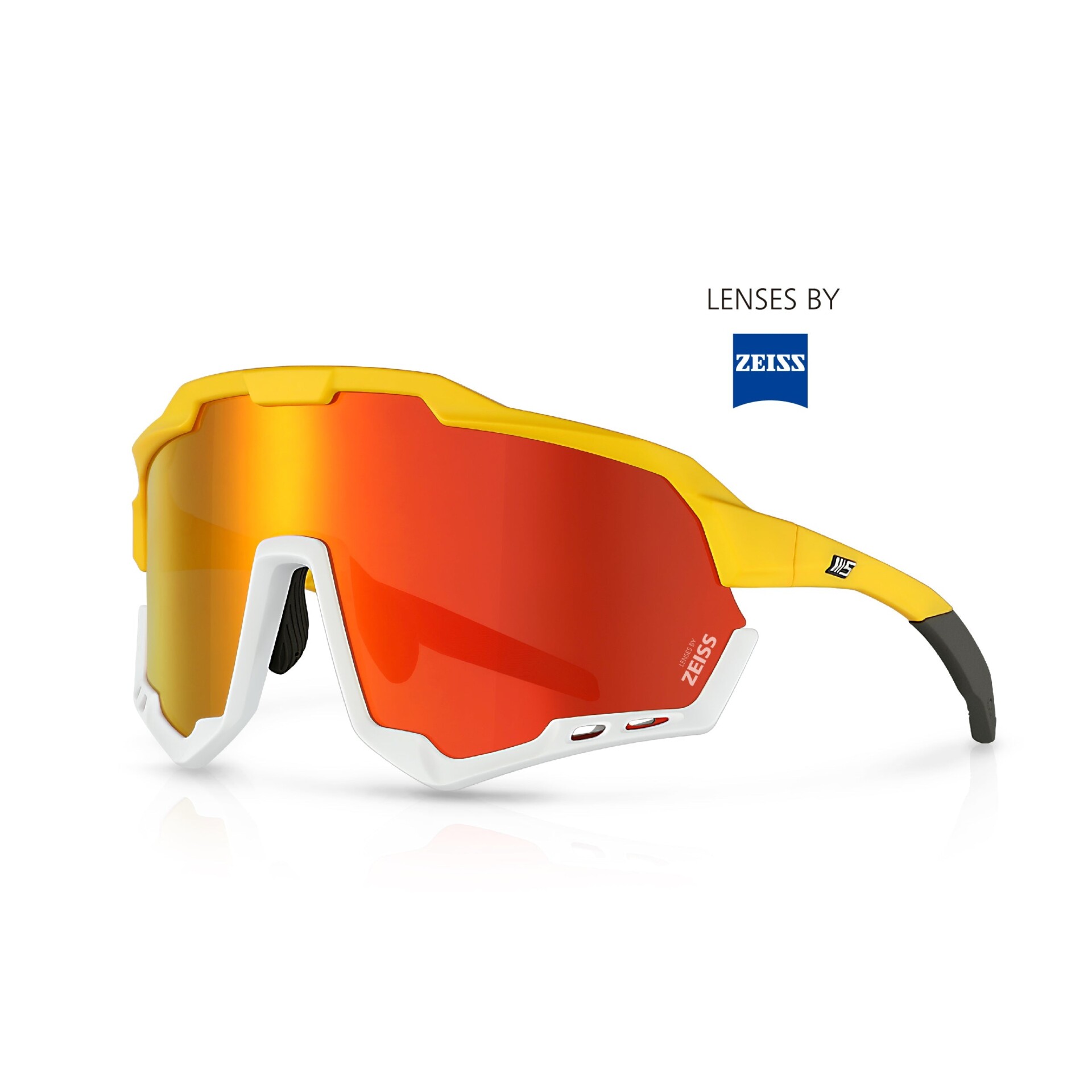 MORPHER CONVERTIBLE CYCLING GLASSES - Mirror Photochromic Lens Yellow + Black(MPZ)