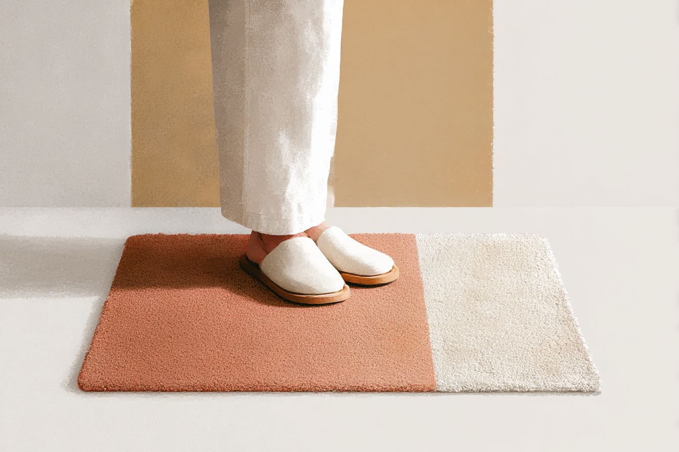Bath Mats That Ground the Room