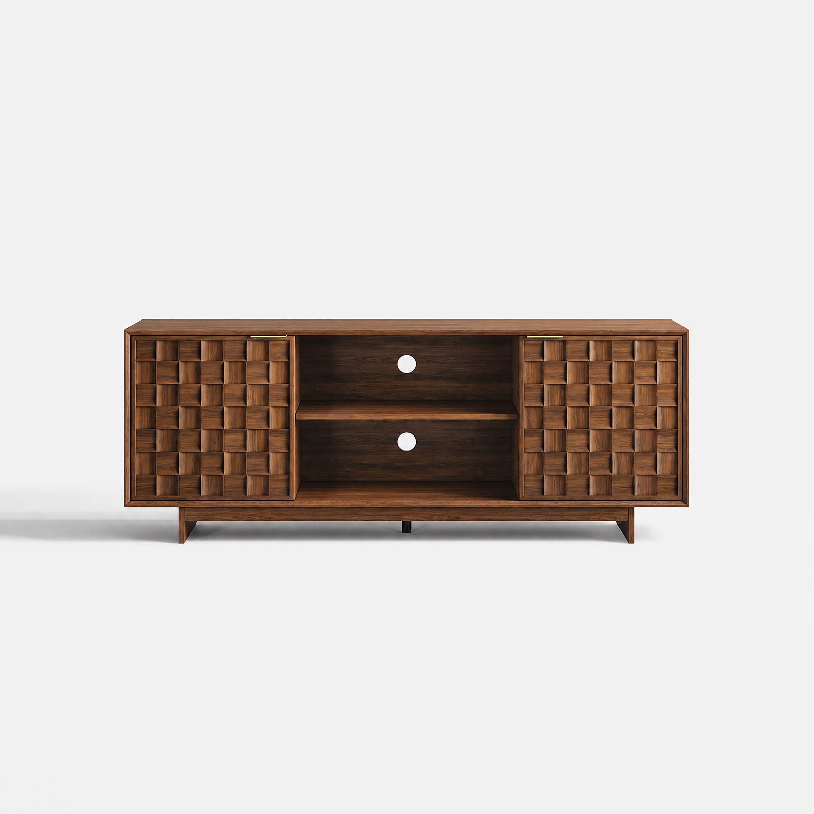 COLAMY PIXEL TV Stand with Storage