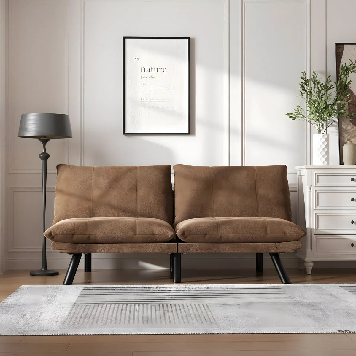 Convertible Futon Sofa Bed Couch