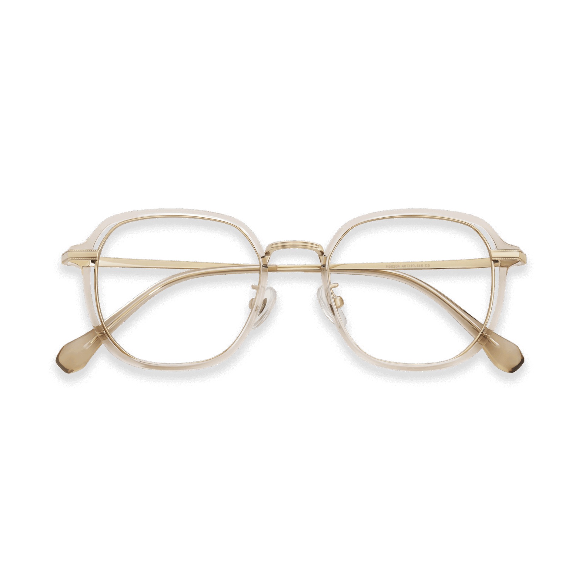 Curtis - Clear Light GreyLight Gold