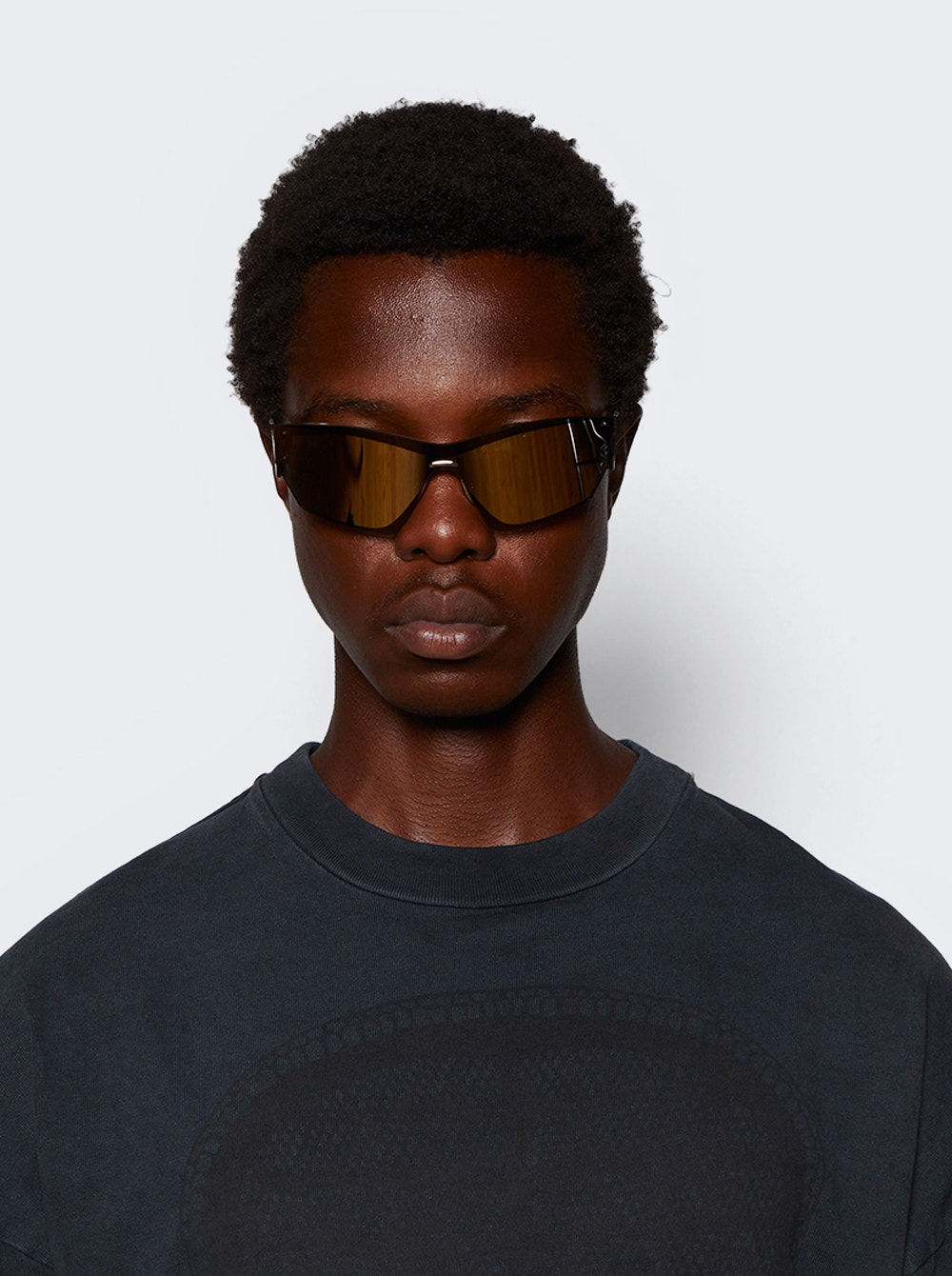Giv Cut Sunglasses Shiny Palladium And Smoke Mirror
