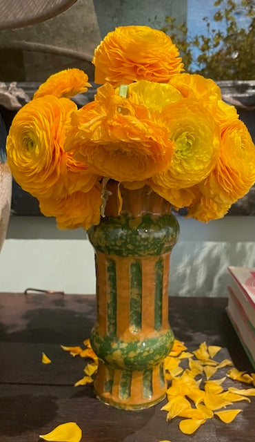 RT - Object- Tall Green Ceramic Vase