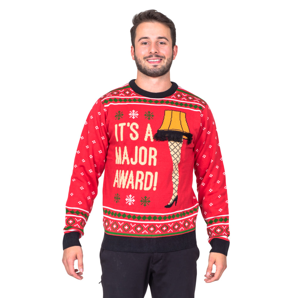Christmas Story Leg Lamp Sweater -