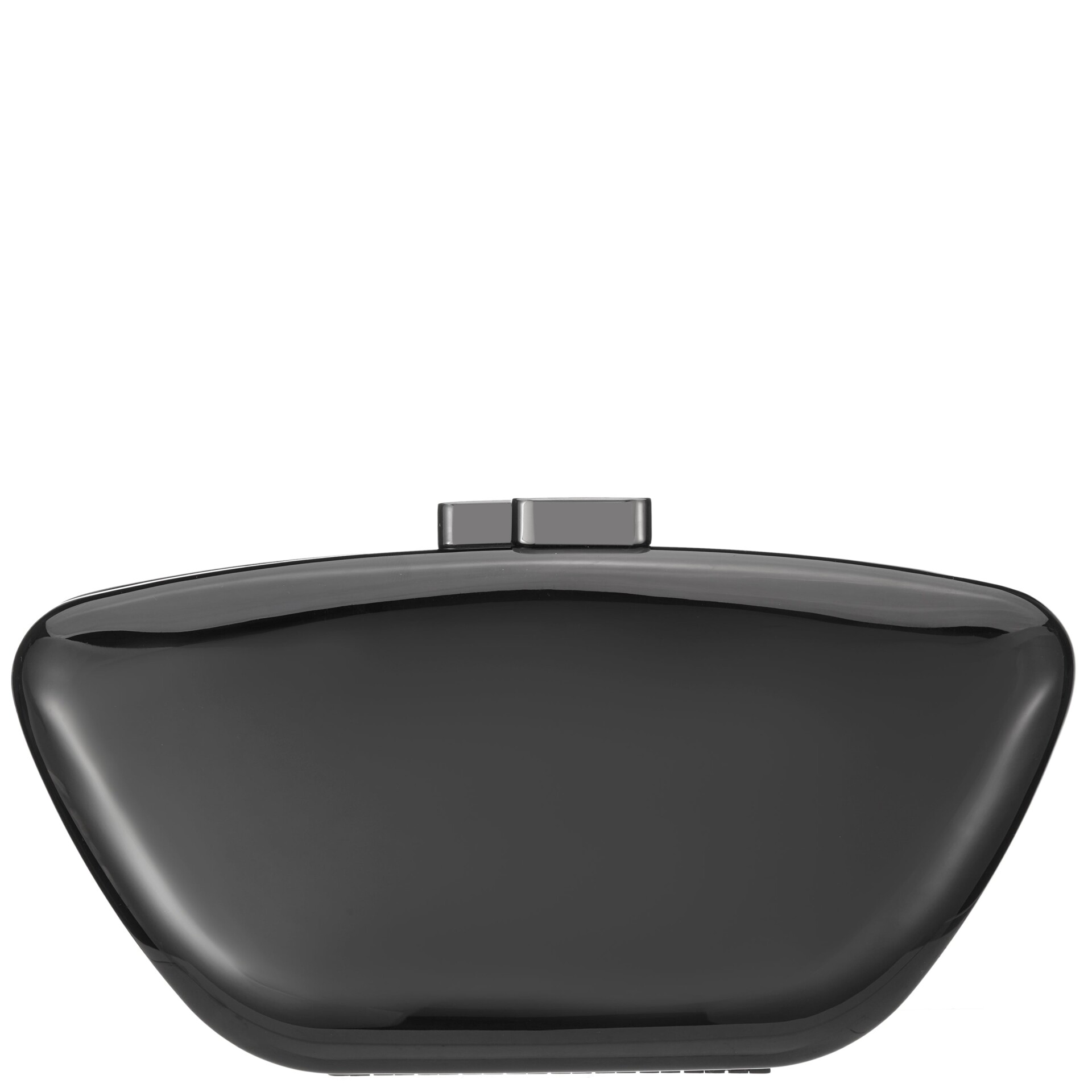 Womens Wham Gunmetal Mirror Metallic Minaudiere