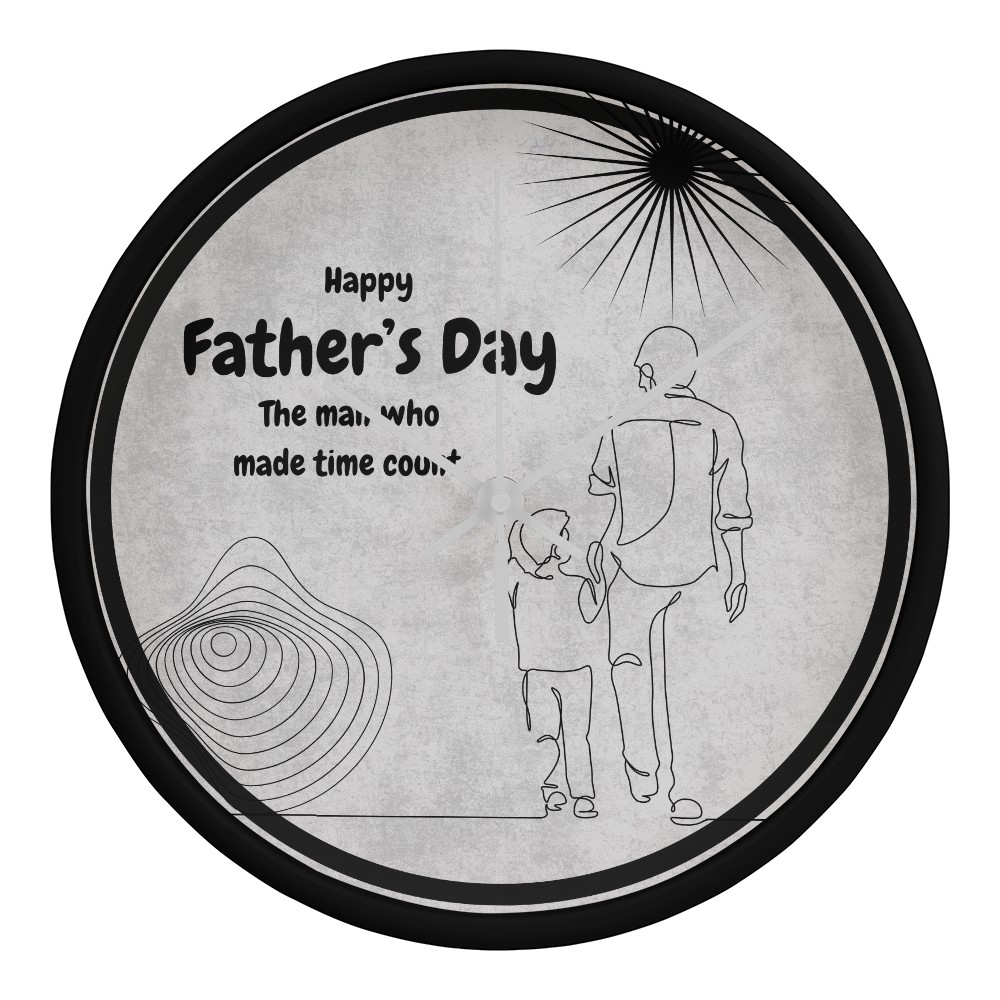 Father’s Day Wall Clock Timeless Bond