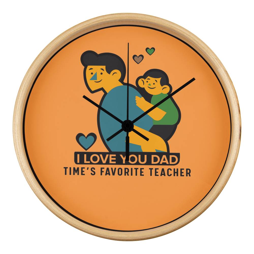 Father’s Day Wall Clock Teaching Through Time