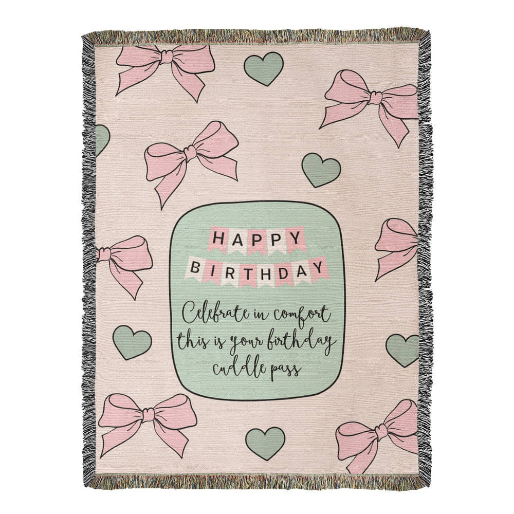Cuddle Pass Blanket Pastel Edition for Birthdays
