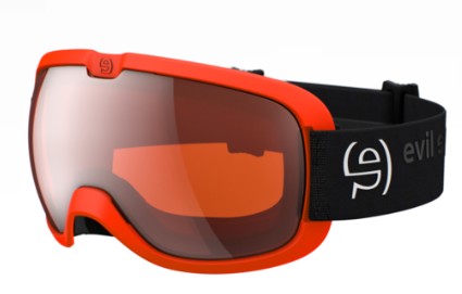Evil Eye E Peaksight Ski Goggles - Neon Orange Matt goggleLST Bright & LST Active Silver Mirror Light lenses