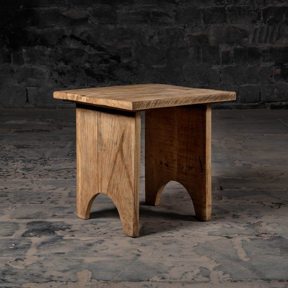 Heritage Arc Side Table - ** Bleach Raw