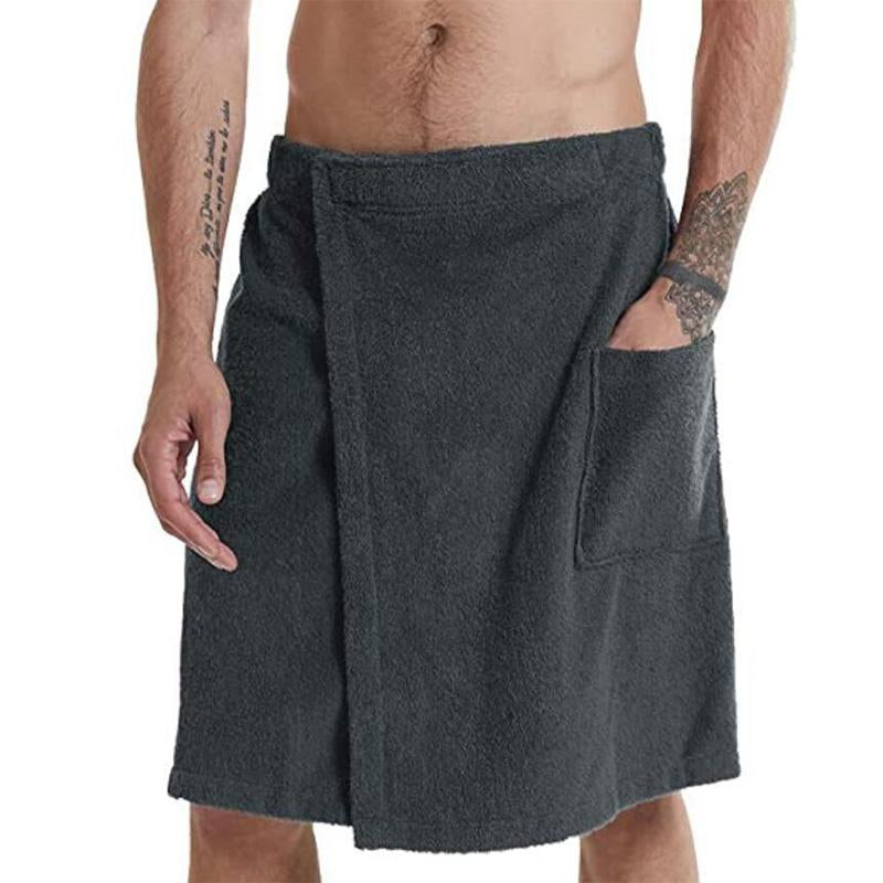 Men's Wearable Velcro Bath Towel M