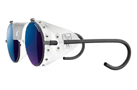 Julbo Vermont Sunglasses - Classic Gun -White frameSpectron Blue Mirror lenses