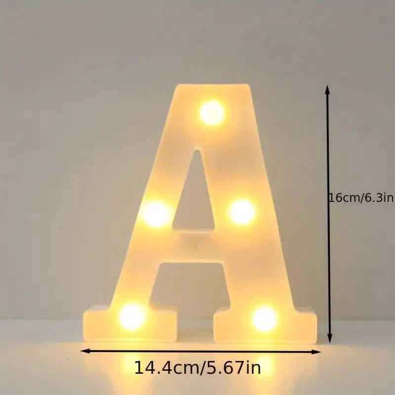 LED Alphabet Light - A