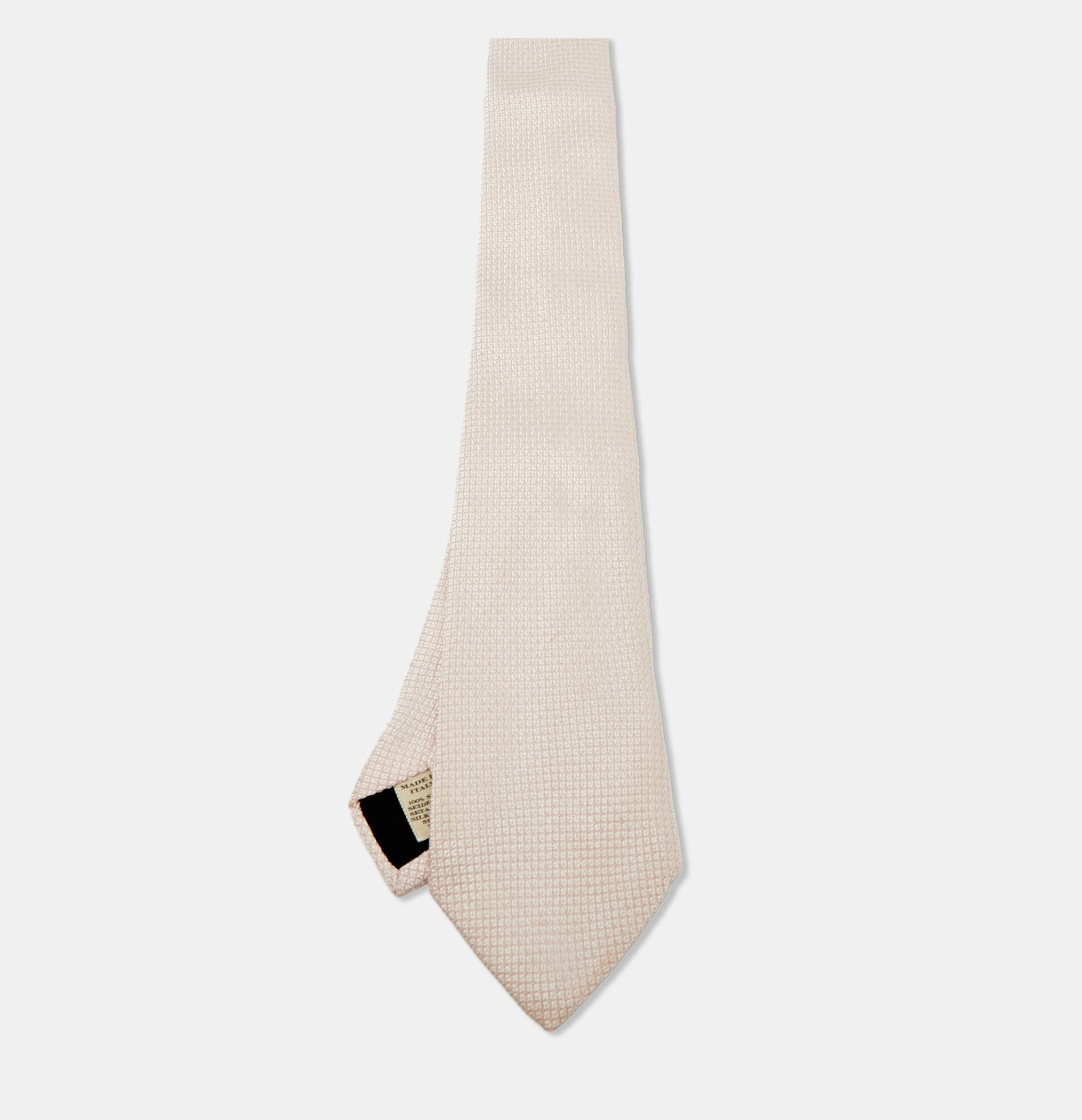 Burberry Light Pink Patterned Silk Tie
