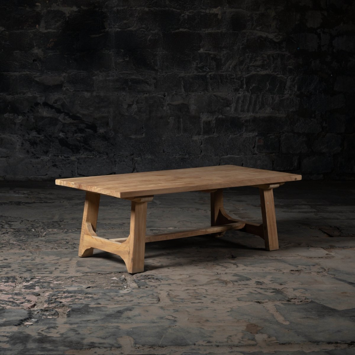Reclaimed Neem Refuge Coffee Table - * Light Walnut
