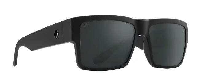 Spy Optic Cyrus Sunglasses - Soft Matte Black frameHappy Boost Polarized Black Mirror