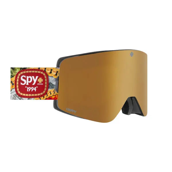 Spy Optic Marauder Snow Goggles - Essentials goggleHappy Bronze Gold Mirror & Happy LL Yellow Green Mirror lenses