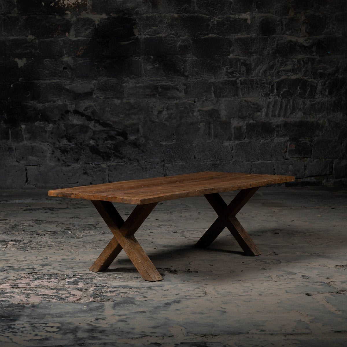The Crossroad Coffee Table - ** Inches Antique Bleach