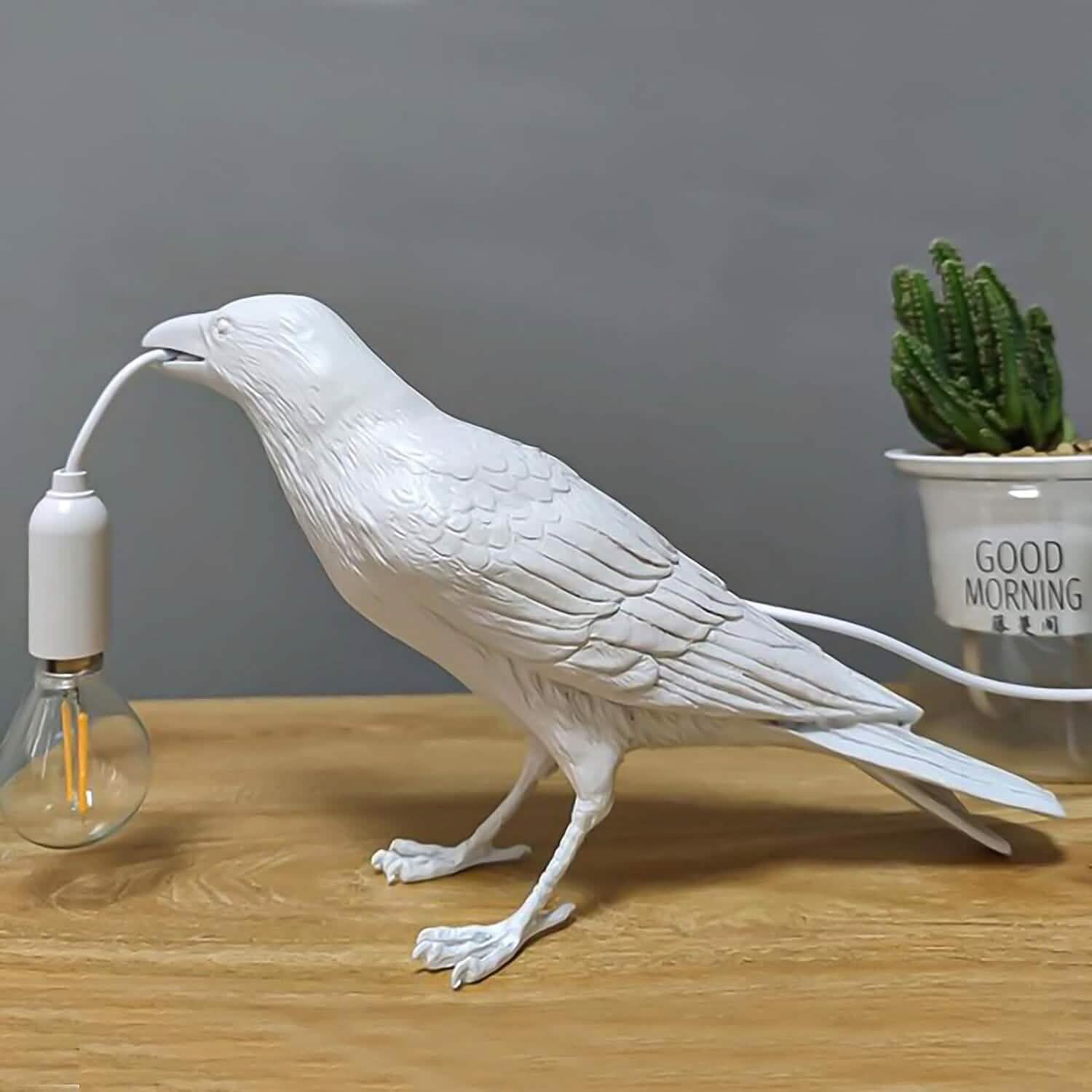 The Gothic Crow B Port Lamp