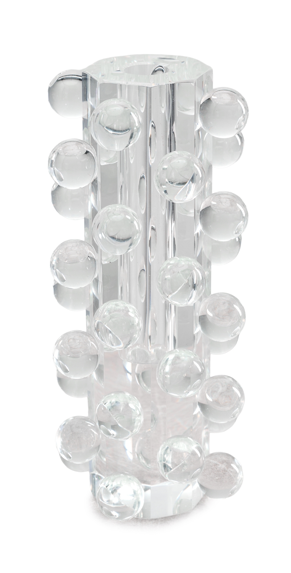 Tizo Design Crystal Glass Bud Vase Clear One