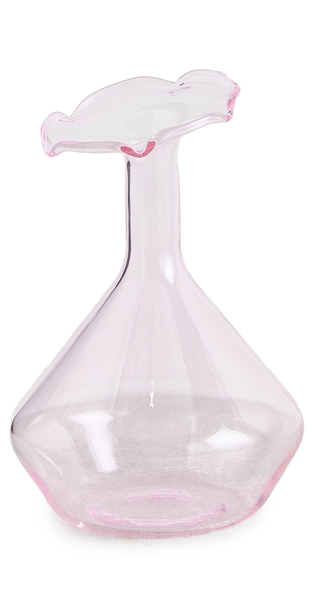 Tizo Design Pink Angled Neck Glass Vase Pink One