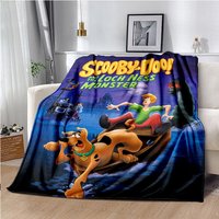 Scooby Doo And The Loch Ness Of Monster It's Time For Scooby Sofa Blanket Xmas