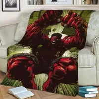 Red Hulk The Incredible Hulk Superhero Movie Fans Gift Sofa Blanket