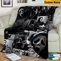 Personalized Love Ghostface Horror Scream No You Hang Up Sofa Blanket