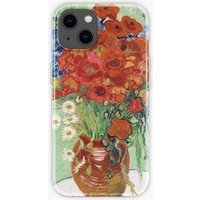 Vincent Van Gogh - Vase With Cornflowers And Poppies Iphone Case