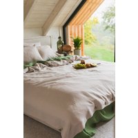 Linen duvet cover in Cream