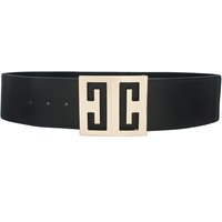 Mirror Cut Out Square Buckle Belt