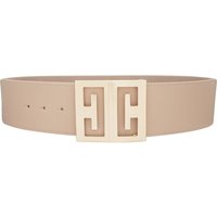 Mirror Cut Out Square Buckle Belt