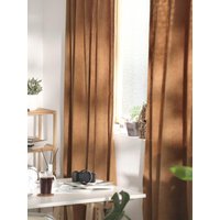 Polyester Dense Weave Rod Pocket Corduroy Curtains