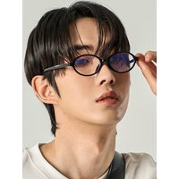 Round Horn Rim Blue Light Protection Glass