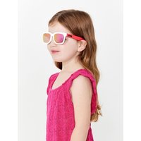 Rubber Frame UV Protection Mirror Kids Sunglasses
