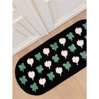 Garden Thick Jacquard Bath Mat L [Clover]