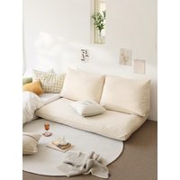 Comfortable Triangle Back Large Floor Cushion Set Includes Filling [ Colors]
