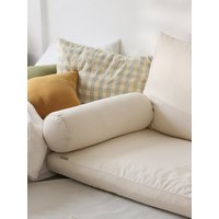 Natural Cylindrical Cushion Includes Filling