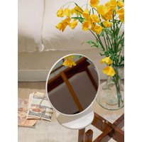 Simple Table Round Mirror [WHITE]