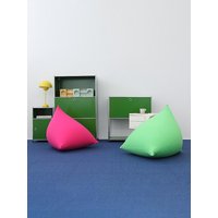 MarketB Embossed Single-Seater Fabric Bean Bag Sofa LS