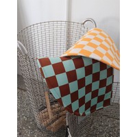 Half Circle Checkerboard Mini Rug Color