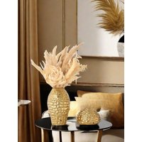Modern Luxury Style Honeycomb Ceramic Vase Suitable For Decoration In Living Rooms, Lobbies, Dining Rooms, Bedroom Corners, And Other Spaces